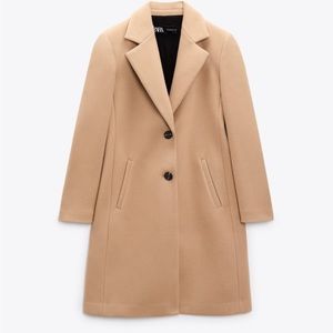 Zara fitted soft coat